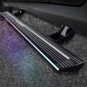 Side Running Board with Solar LED Lights