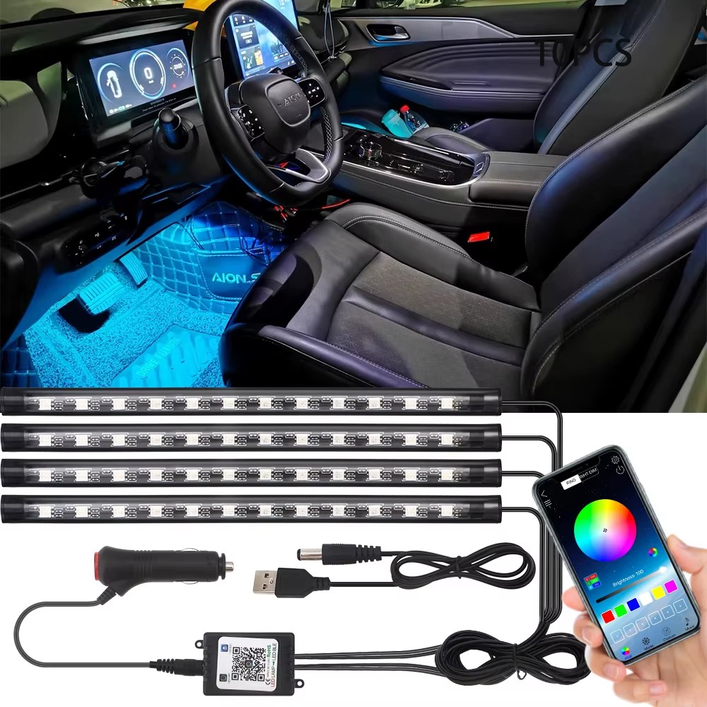 LED Ambient Interior Light Strip Kit